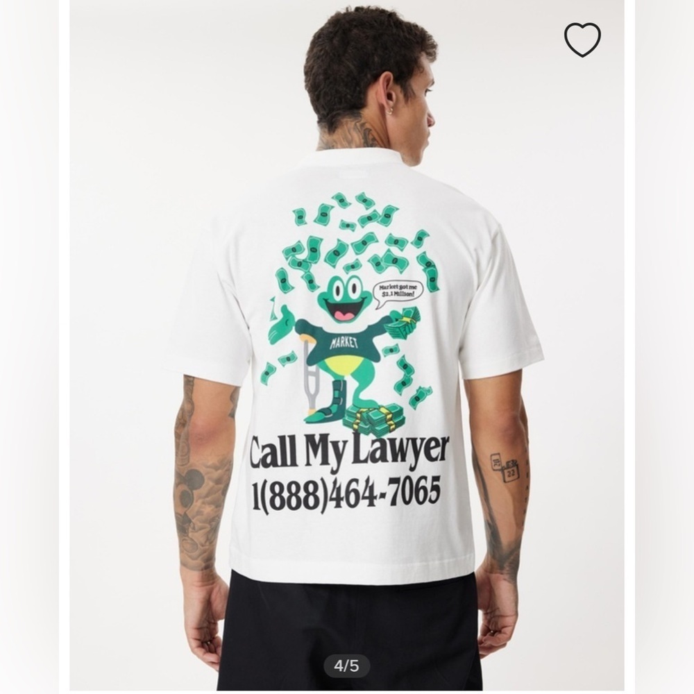 MARKET SLIP AND FALL TEE 🐸💰